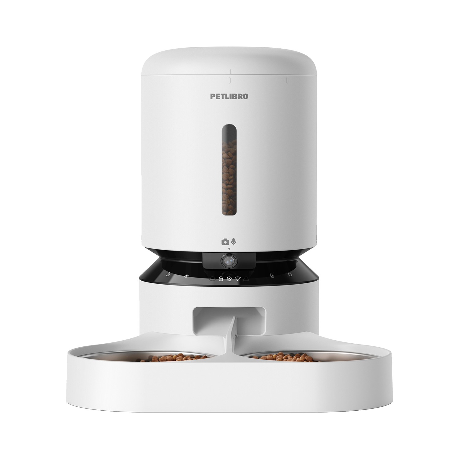 Petlibro Granary Smart Camera Feeder Dual Bowl - Wit