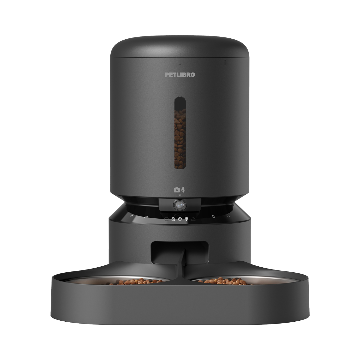 Petlibro Granary Smart Camera Feeder Dual Bowl - Zwart