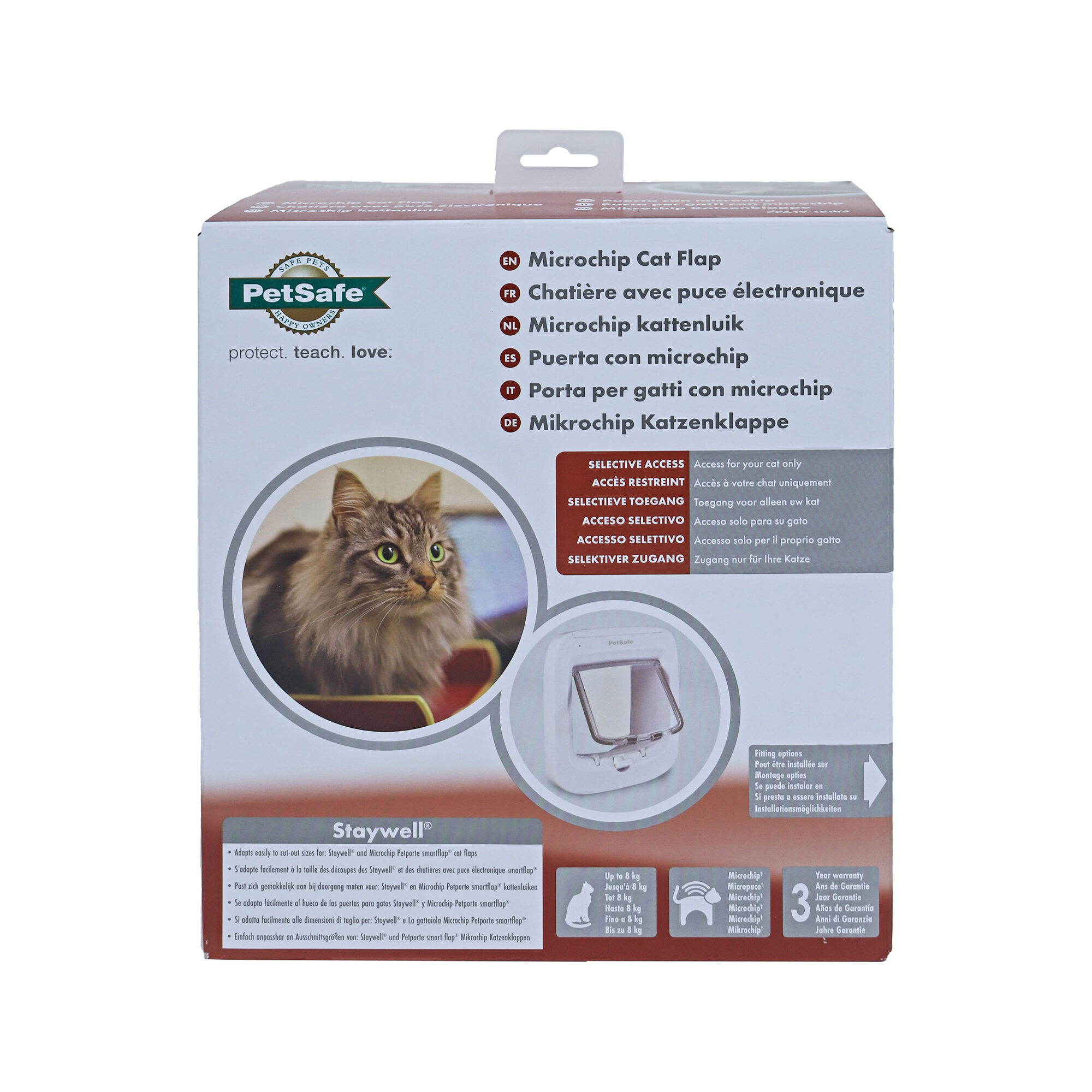 PetSafe Microchip Kattenluik - Wit
