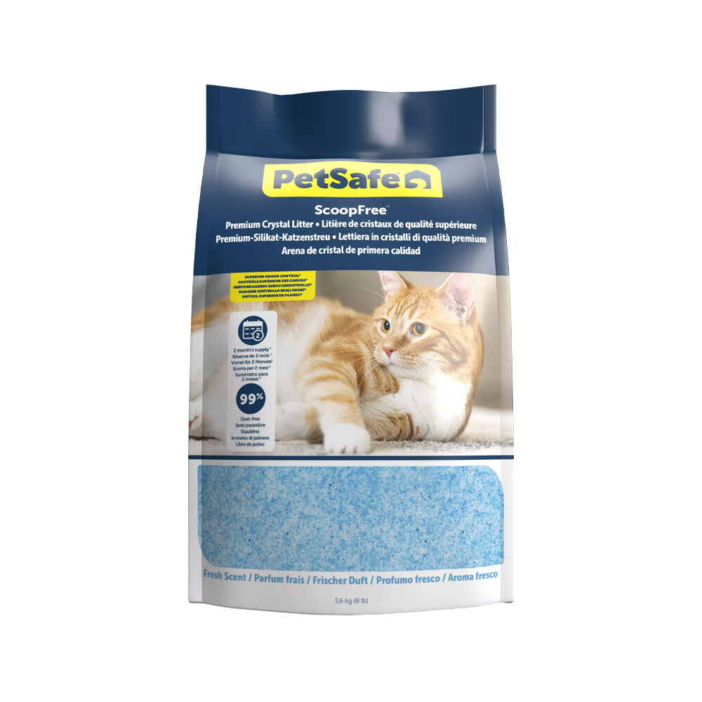PetSafe ScoopFree Premium Crystal Litière pour chat - 3,6 kg
