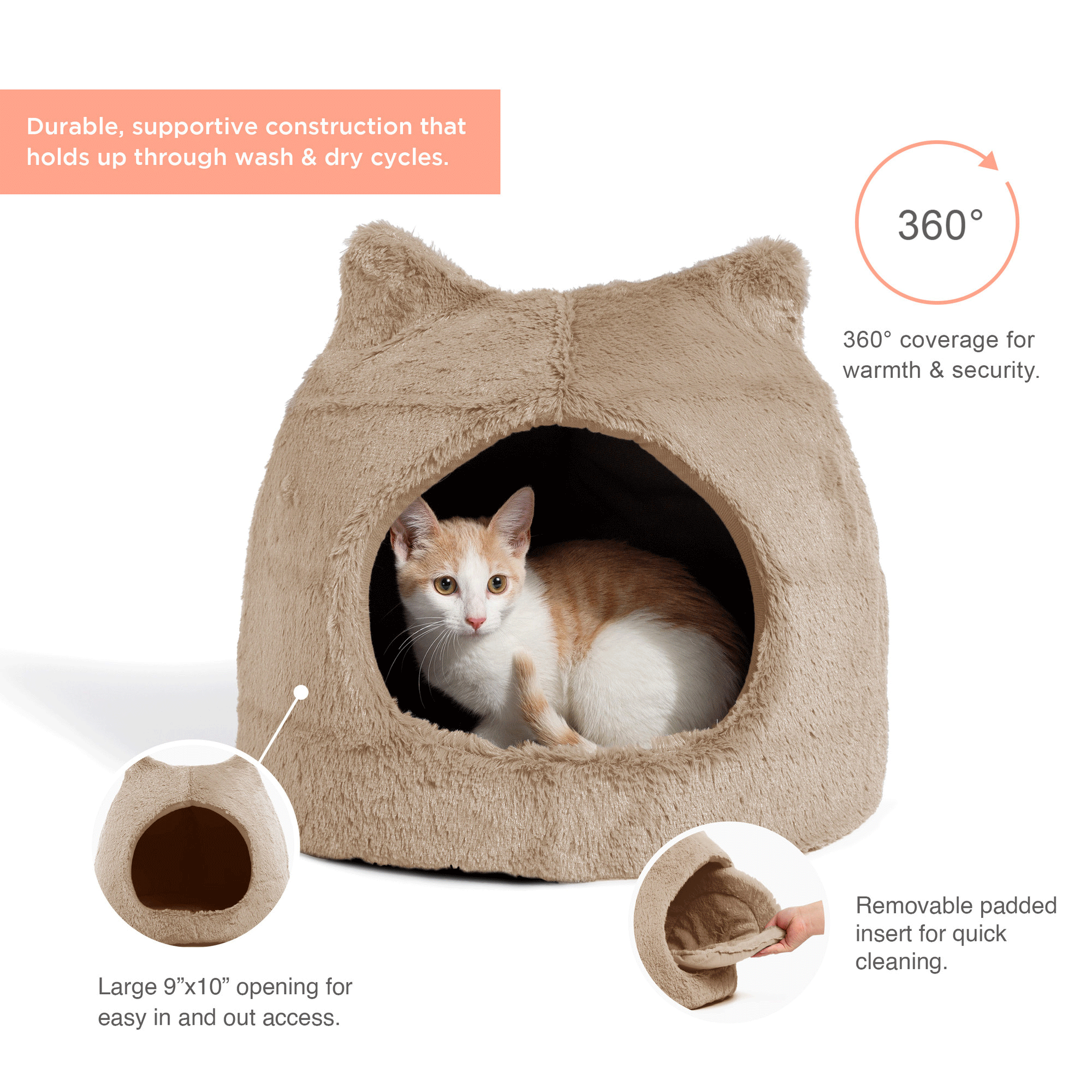 Petstages Cat igloo Meow Hut Cats Order