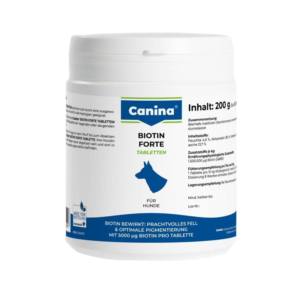 Canina Biotin Forte Tabletter - 200 g.