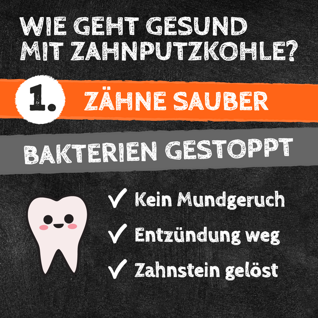 Qchefs Zahnputzkohle Hund