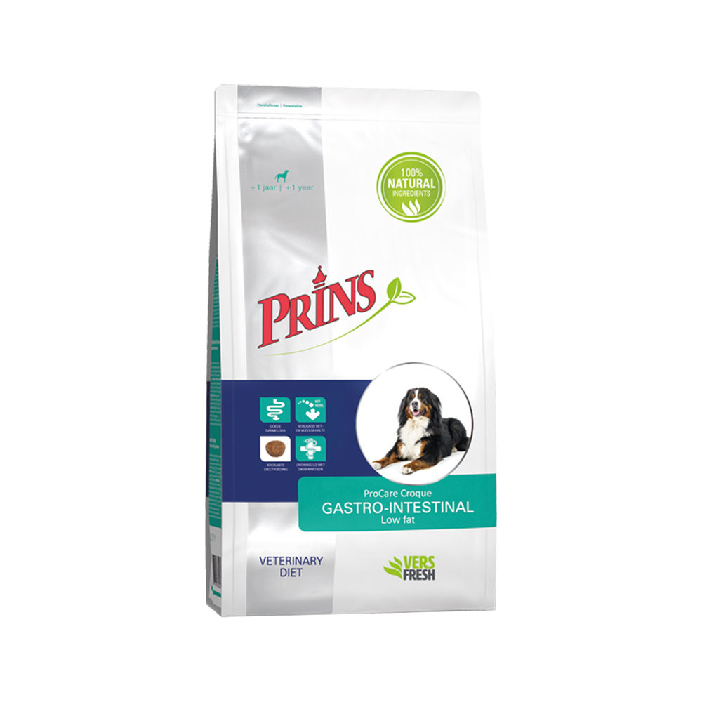 Prins ProCare Croque Veterinary Diet Gastro-Intestinal Low Fat - 10 Kg