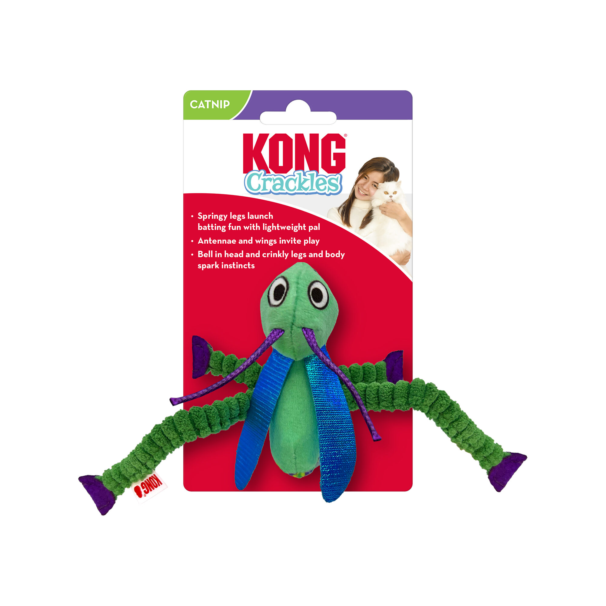 KONG Crackles Grasshopper Cat Order