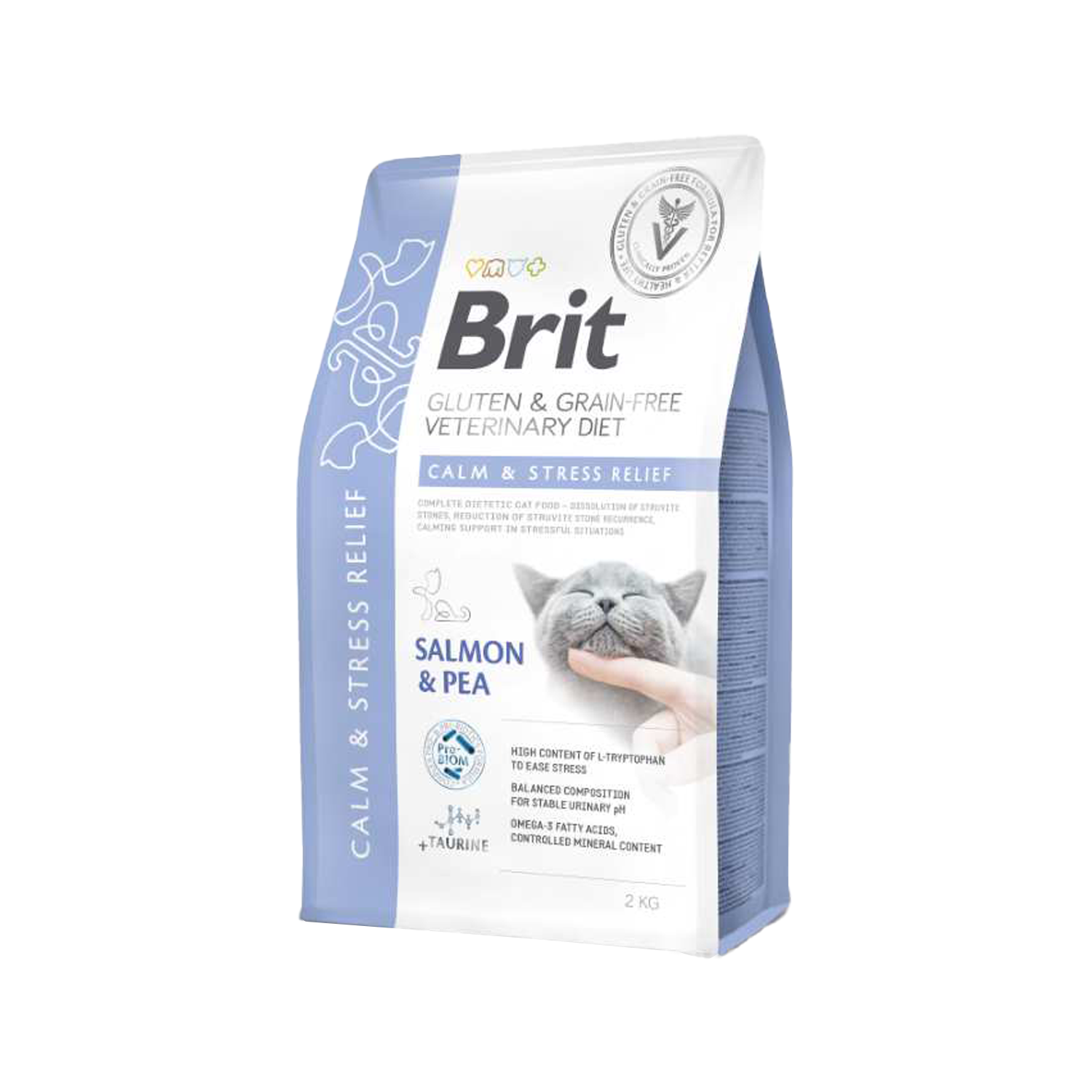 Brit Veterinary Diet Cat - Gluten & Grain free - Calm & Stress Relief