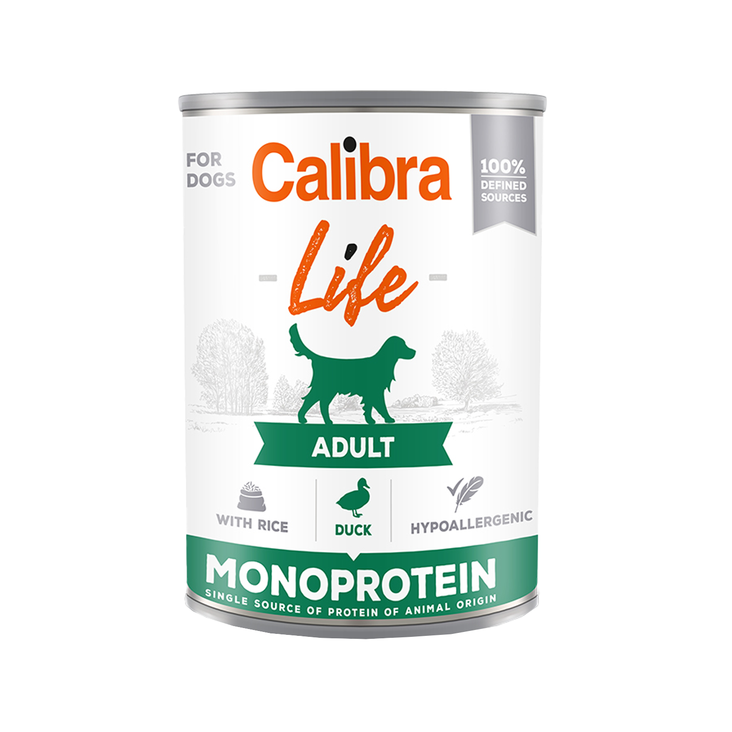 Calibra Dog Life Adult Natvoer - Eend