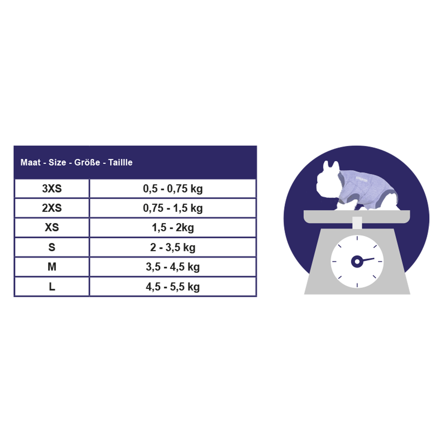 Jacketz Medical Body Suit für Kaninchen