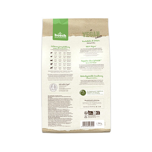 Bosch HPC Vegan Adult Dog Food - Potato & Pea