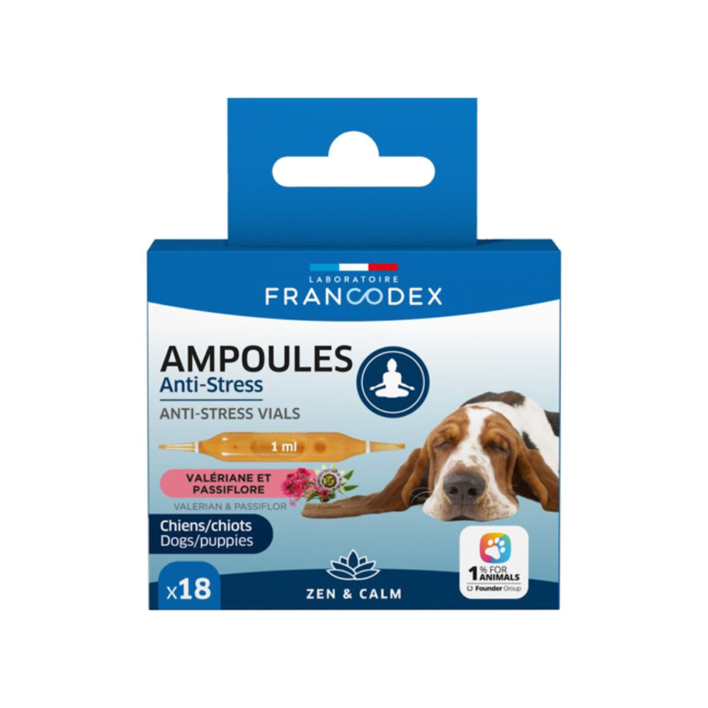 Francodex Anti-Stress Ampoules Chien