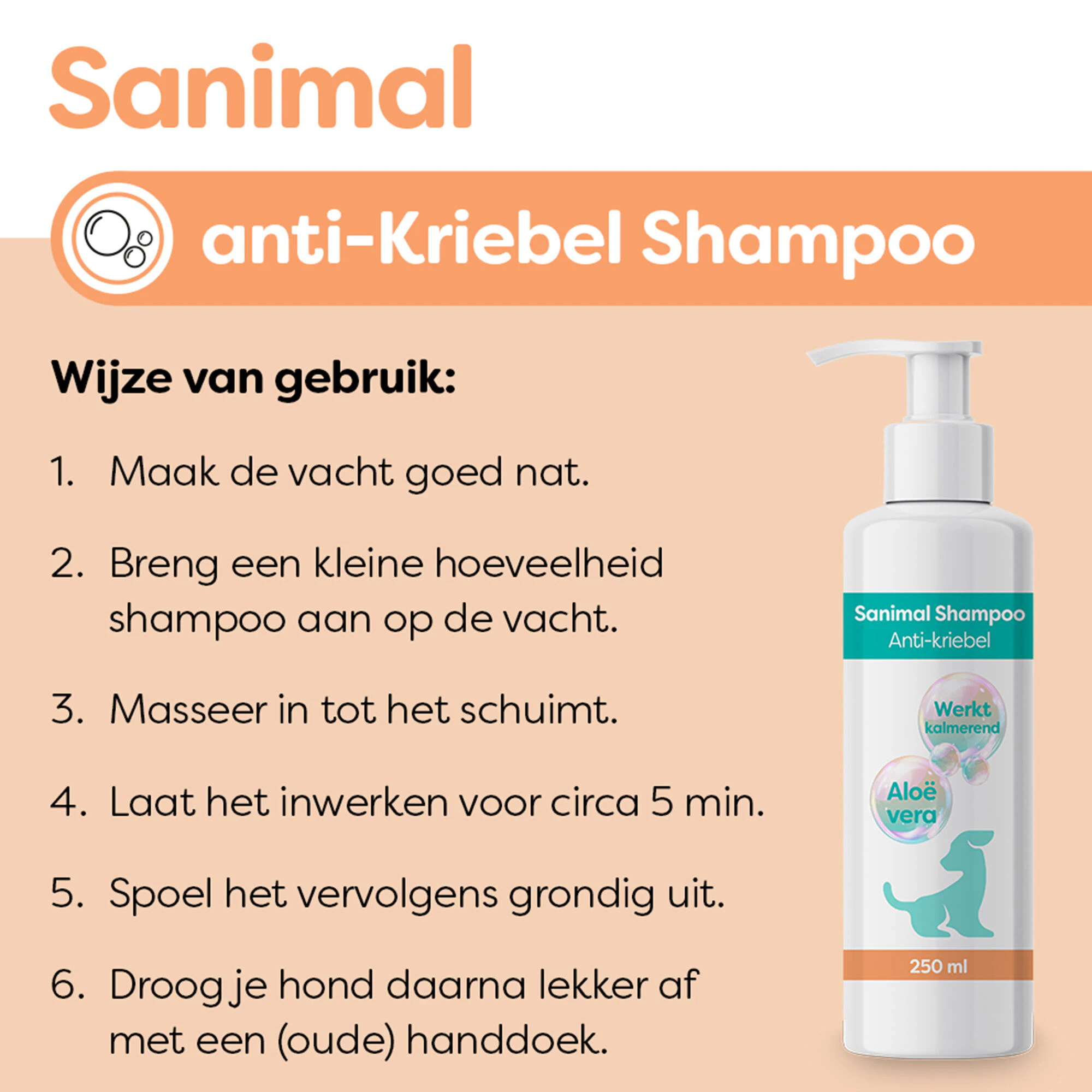 Sanimal Anti-Kriebel Shampoo