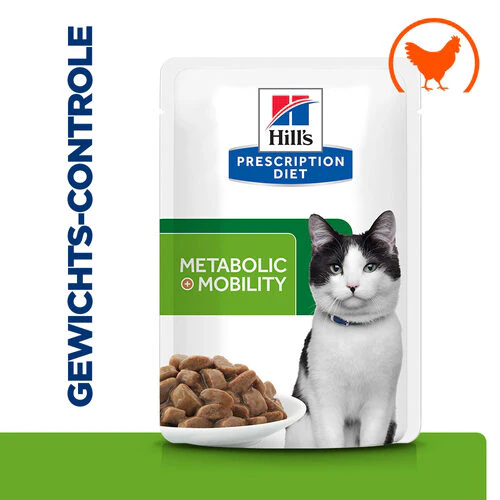 Hill's Metabolic + Mobility - Prescription Diet - Feline - Maaltijdzakje