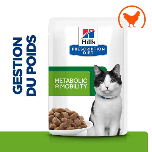 Hill's Metabolic + Mobility - Prescription Diet - Feline - Sachet repas