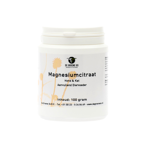 Groene Os Magnesiumcitraat (Magnesiumcitrat) – Hund/Katze – 100 g Groene Os Magnesiumcitraat (Magnesiumcitrat) – Hund/Katze – 100 g
