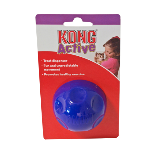 Kong active treat ball cat toy top