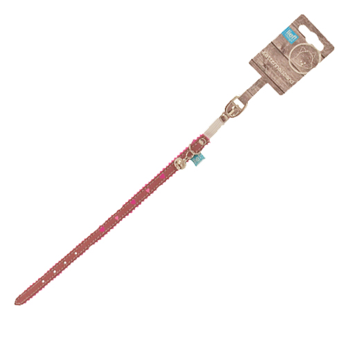 E-Clover Katzenhalsband Mit Glöckchen & Passendem Halsband – Spitzen-Set Für Katze & Besitzerin, Rot