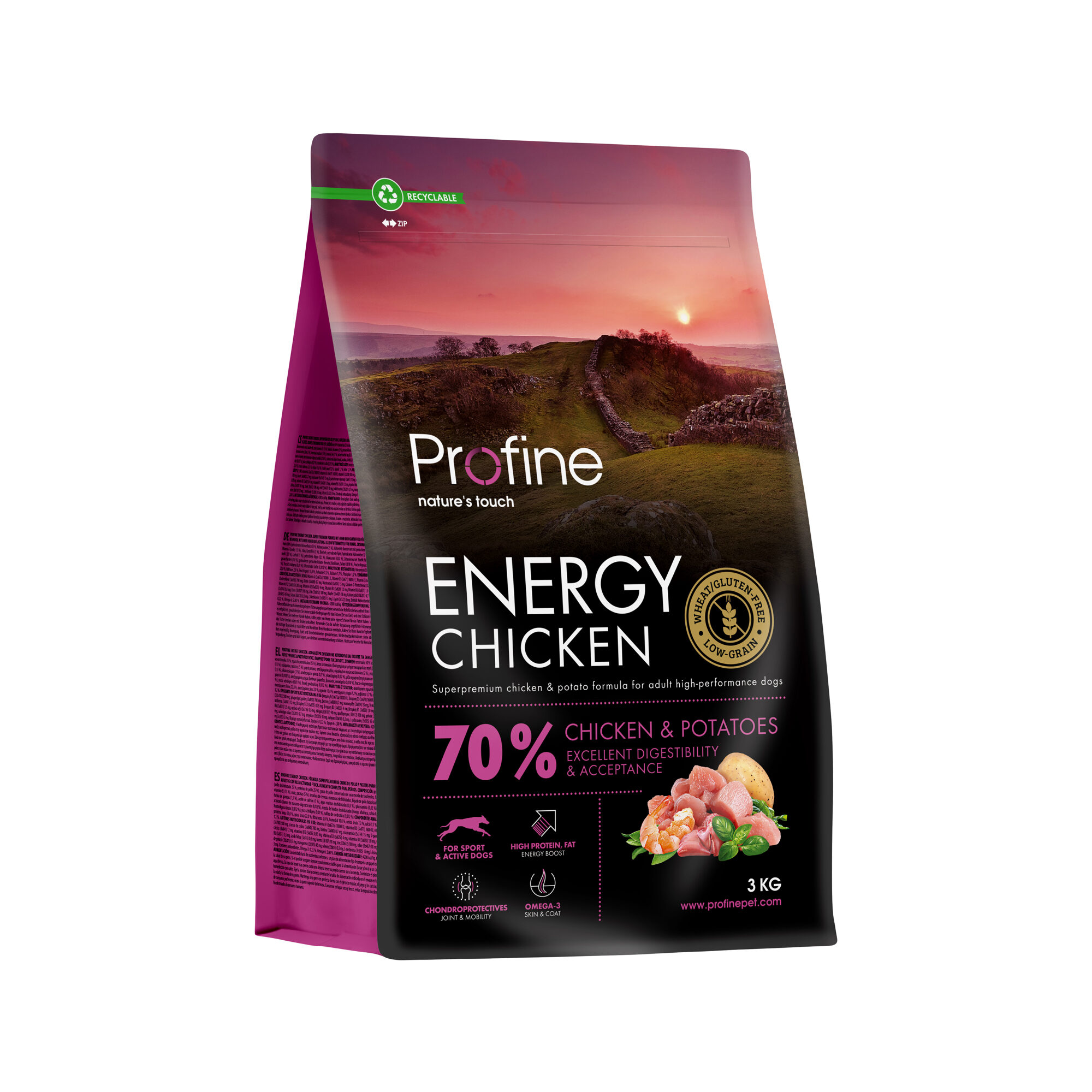 Profine Adult Energy Dog Food - Chicken - 3 kg