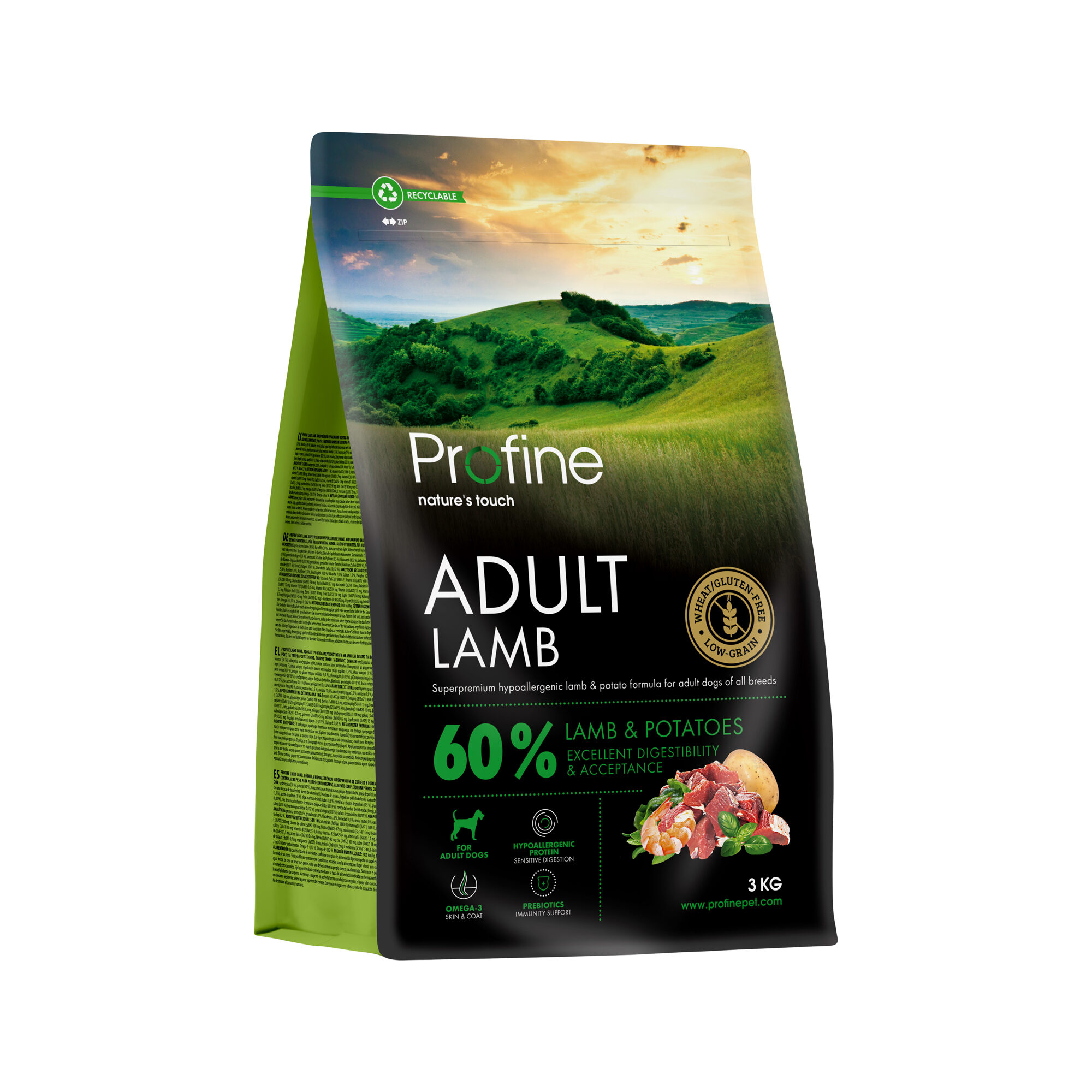 Profine Adult Hundefutter - Lamm - 3 kg