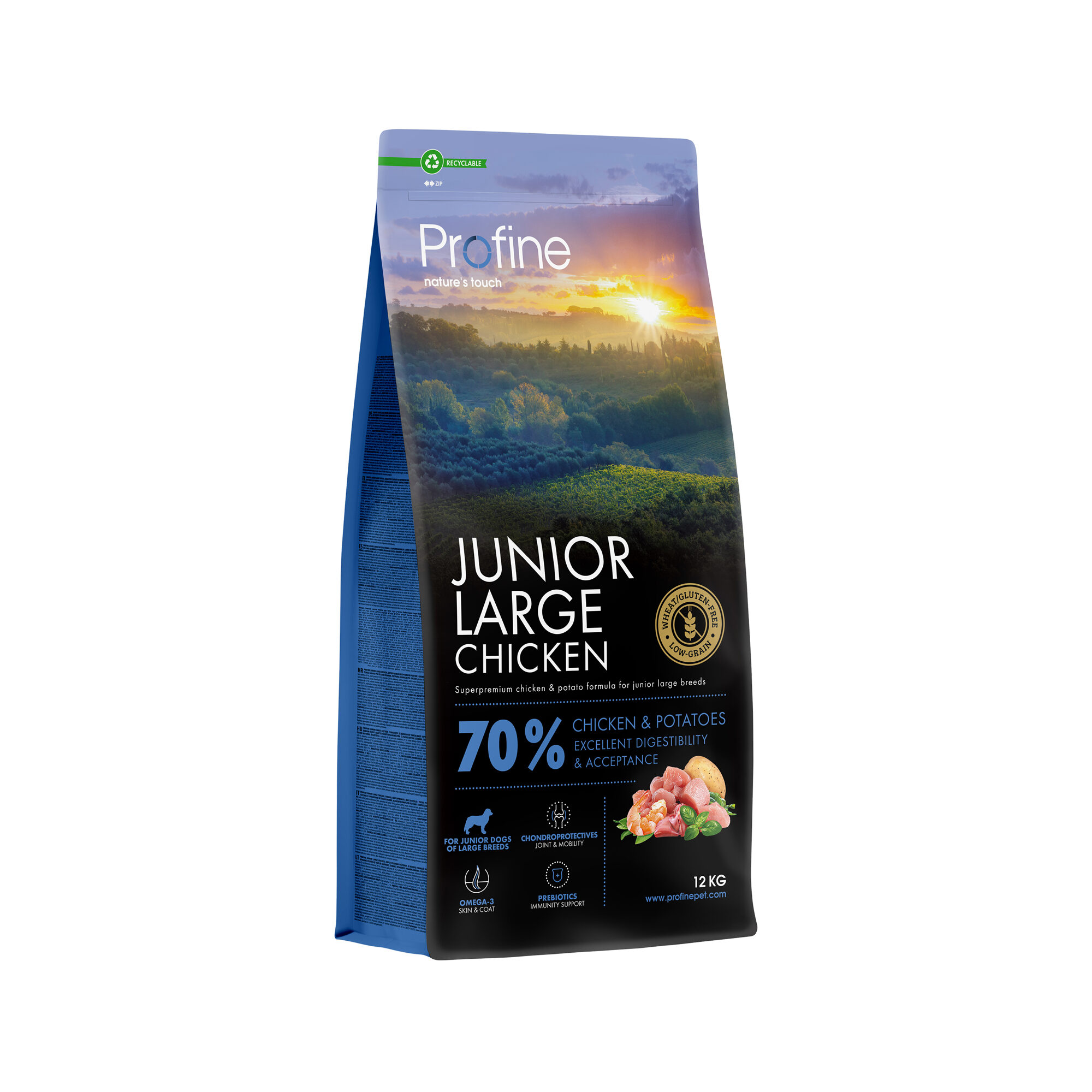 Profine Junior Large Breed - Hunde - Huhn & Kartoffel - 12 kg