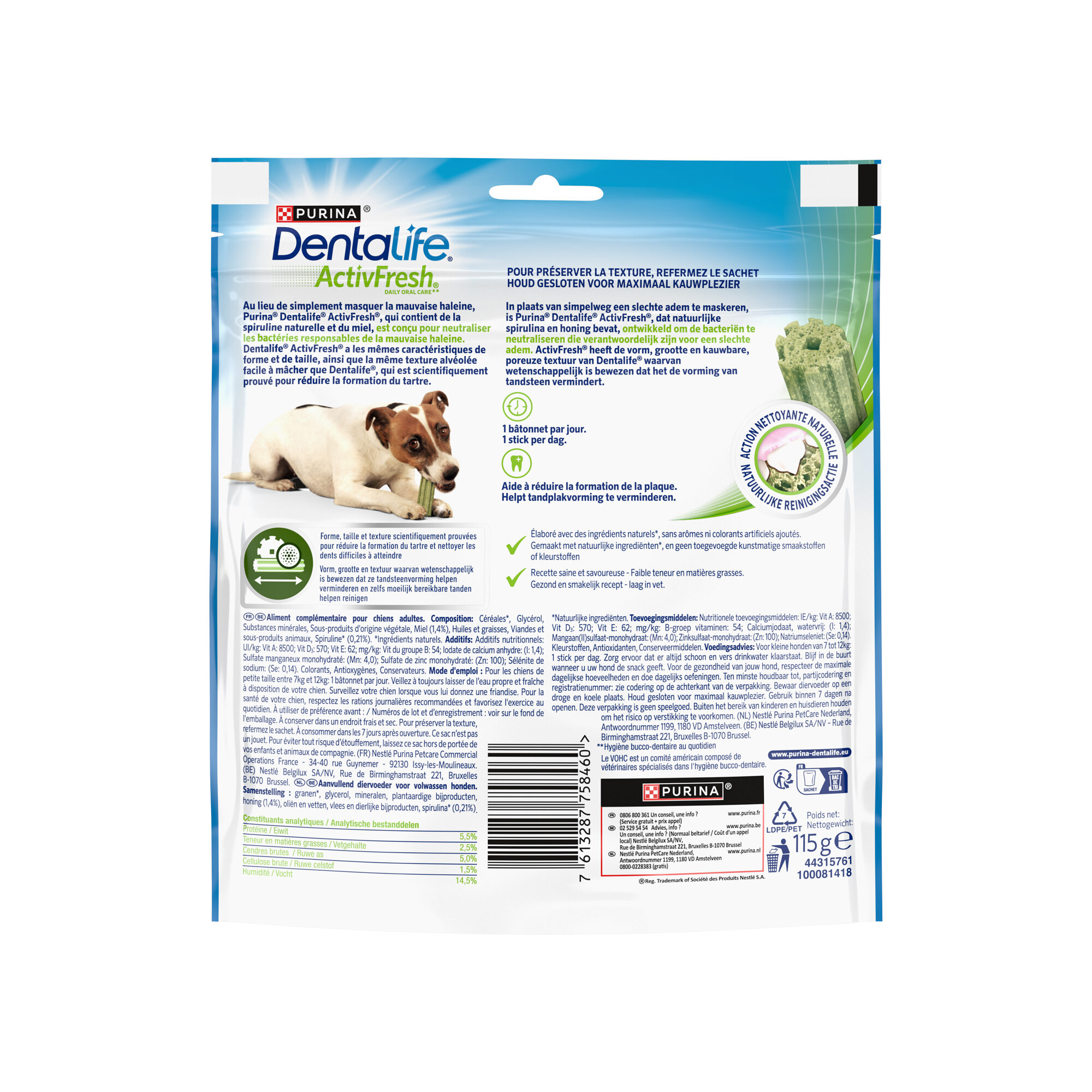 Purina Dentalife Activfresh Small/Medium
