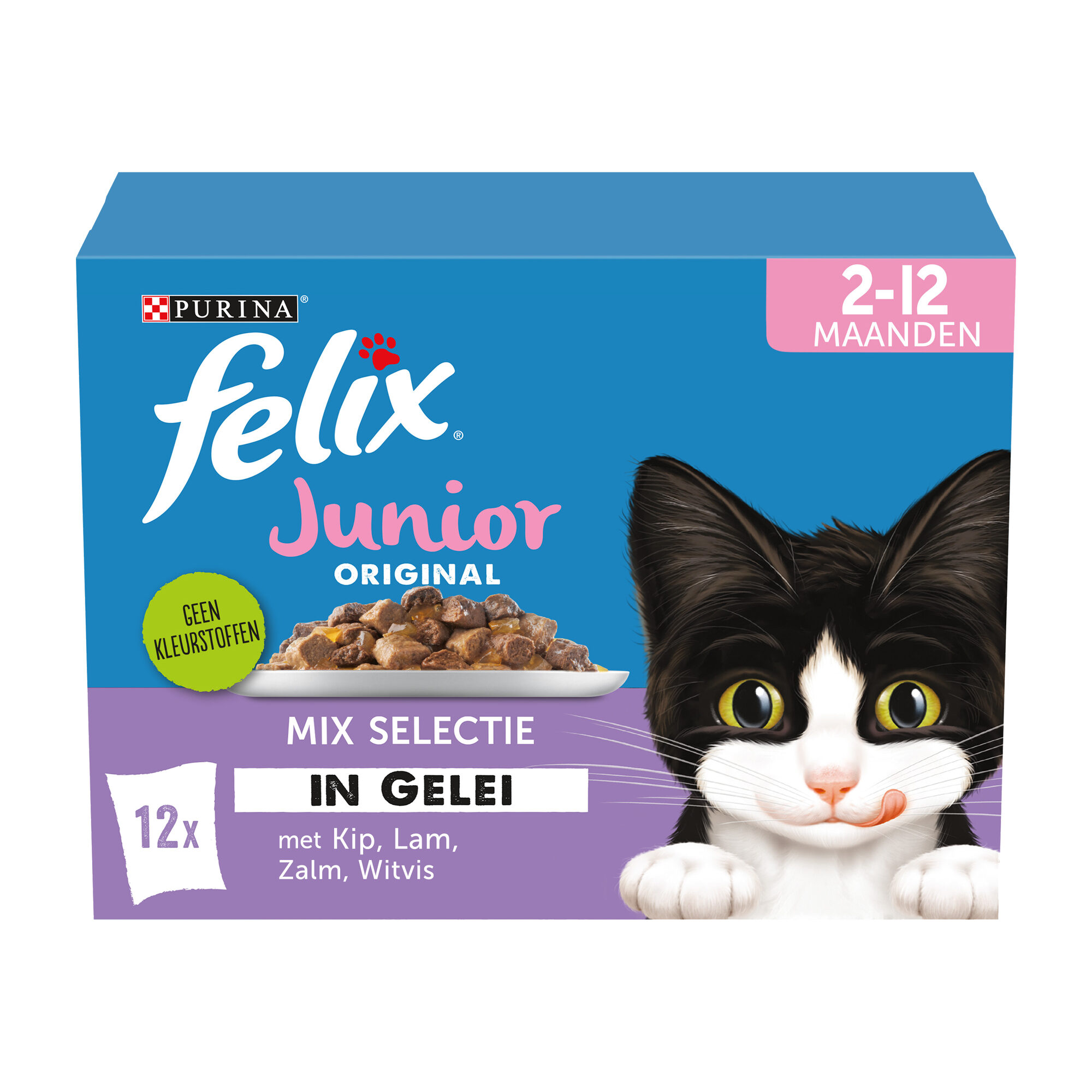 Purina Felix Original Junior vådfoder - 4 smagsvarianter
