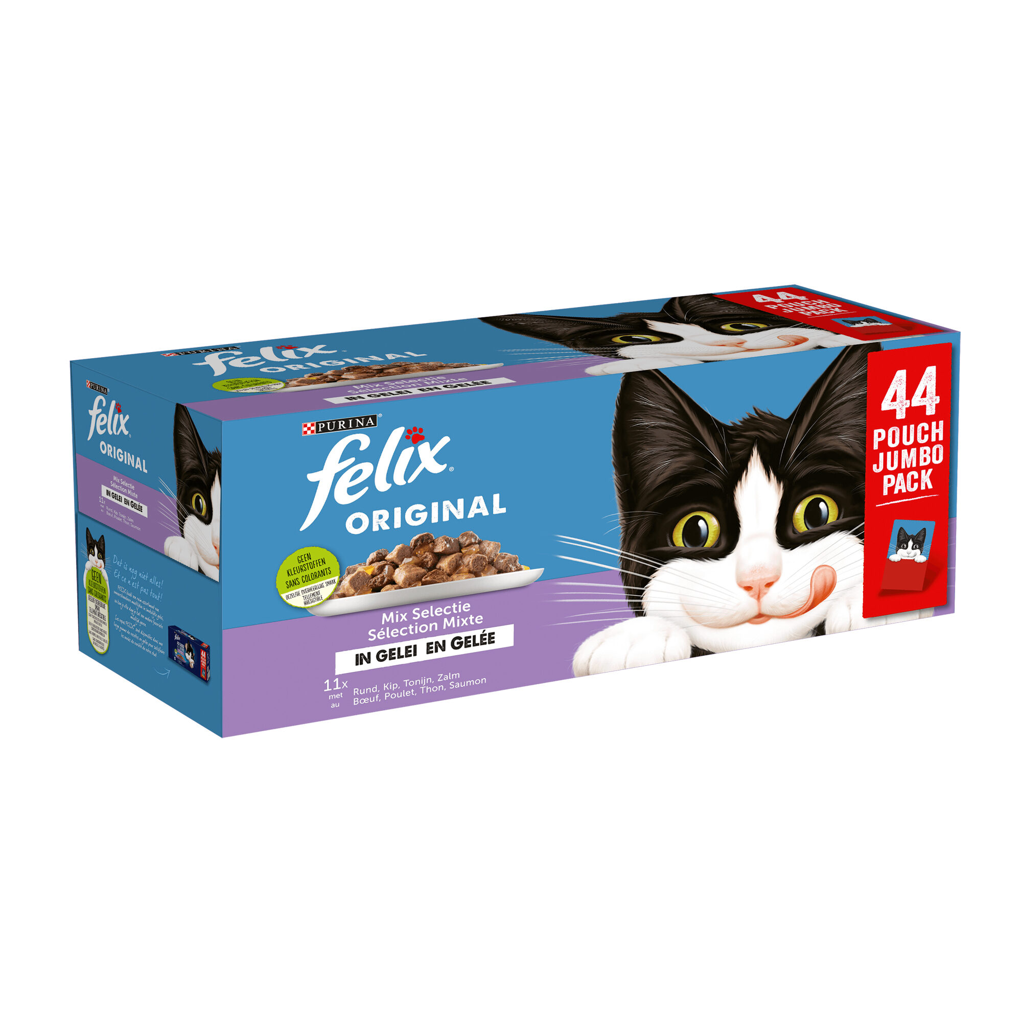 Purina Felix Original Mix Selectie in Gelei
