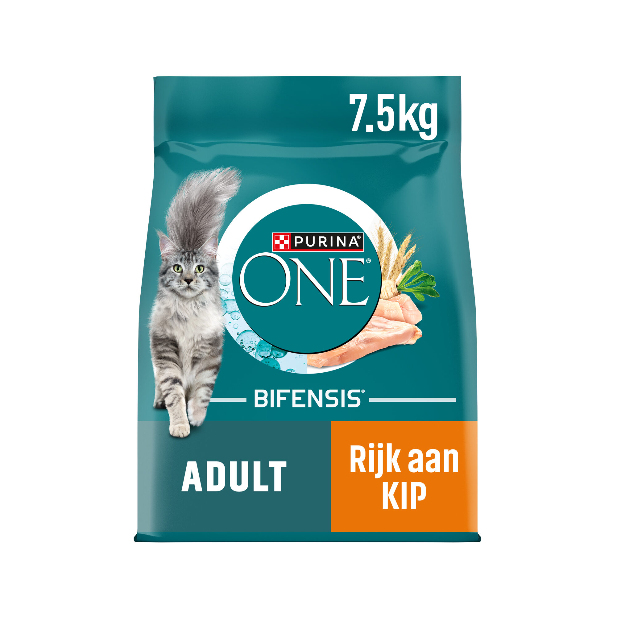 Purina ONE Adult - Kip en Volkoren Granen - 7,5 kg