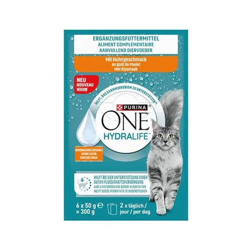 Purina ONE HydraLife - Huhn - 6 x 50 g
