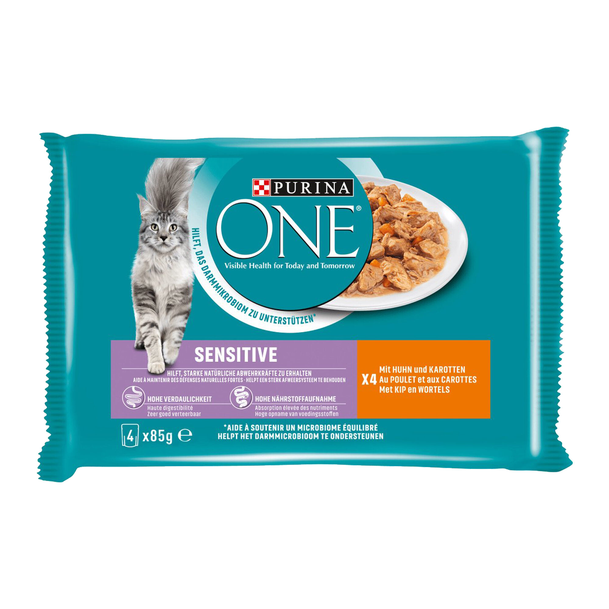 Purina ONE Sensitive- Chicken - 4 x 85 g