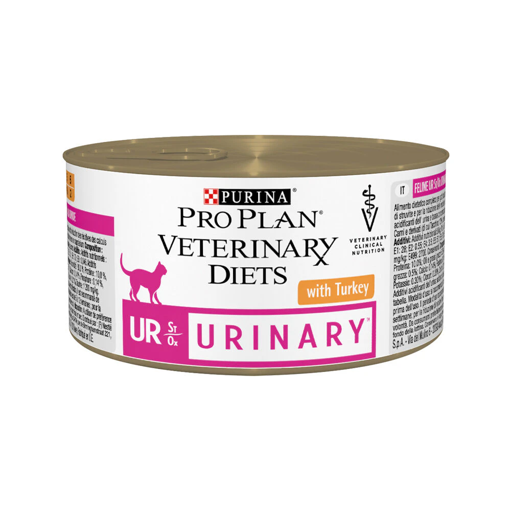 Purina Pro Plan Veterinary Diets UR Urinary - Katteblik - 48 x 195 g
