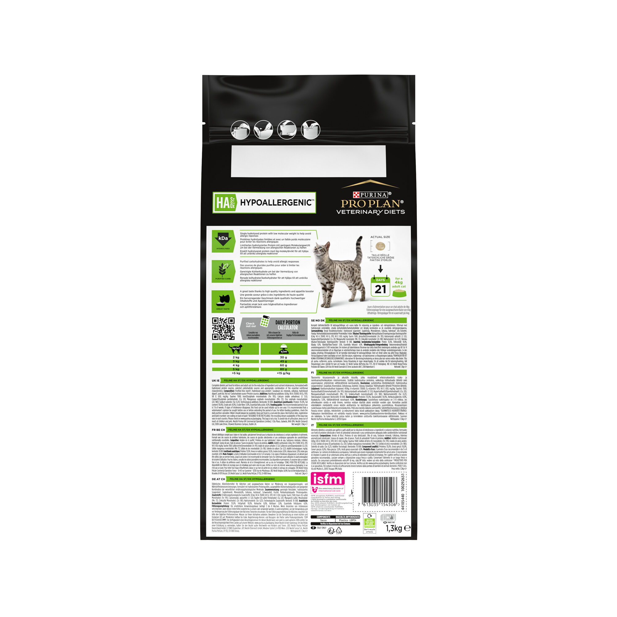 Purina Pro Plan Veterinary Diets HA St/Ox Hypoallergenic - Cat ...