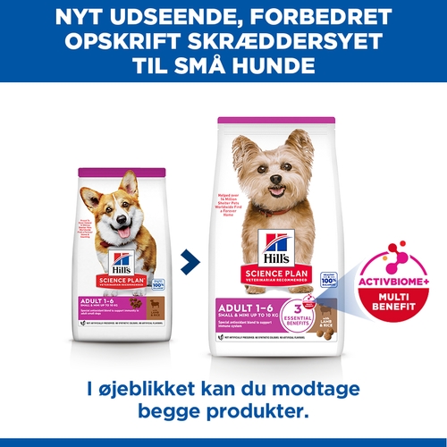 Hill's Science Plan Adult Small & Mini Hundefoder - Lam & Ris