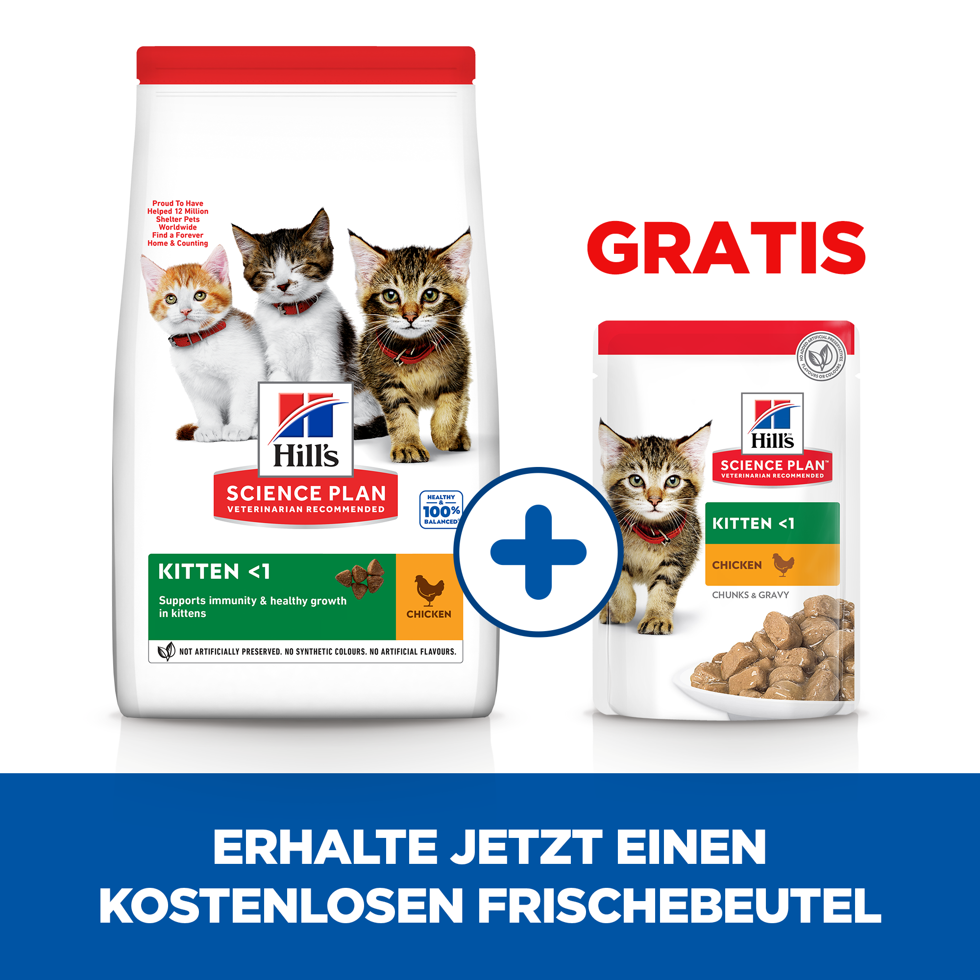Hill's Science Plan Healthy Development Kittenfutter - Huhn - 1,5 kg