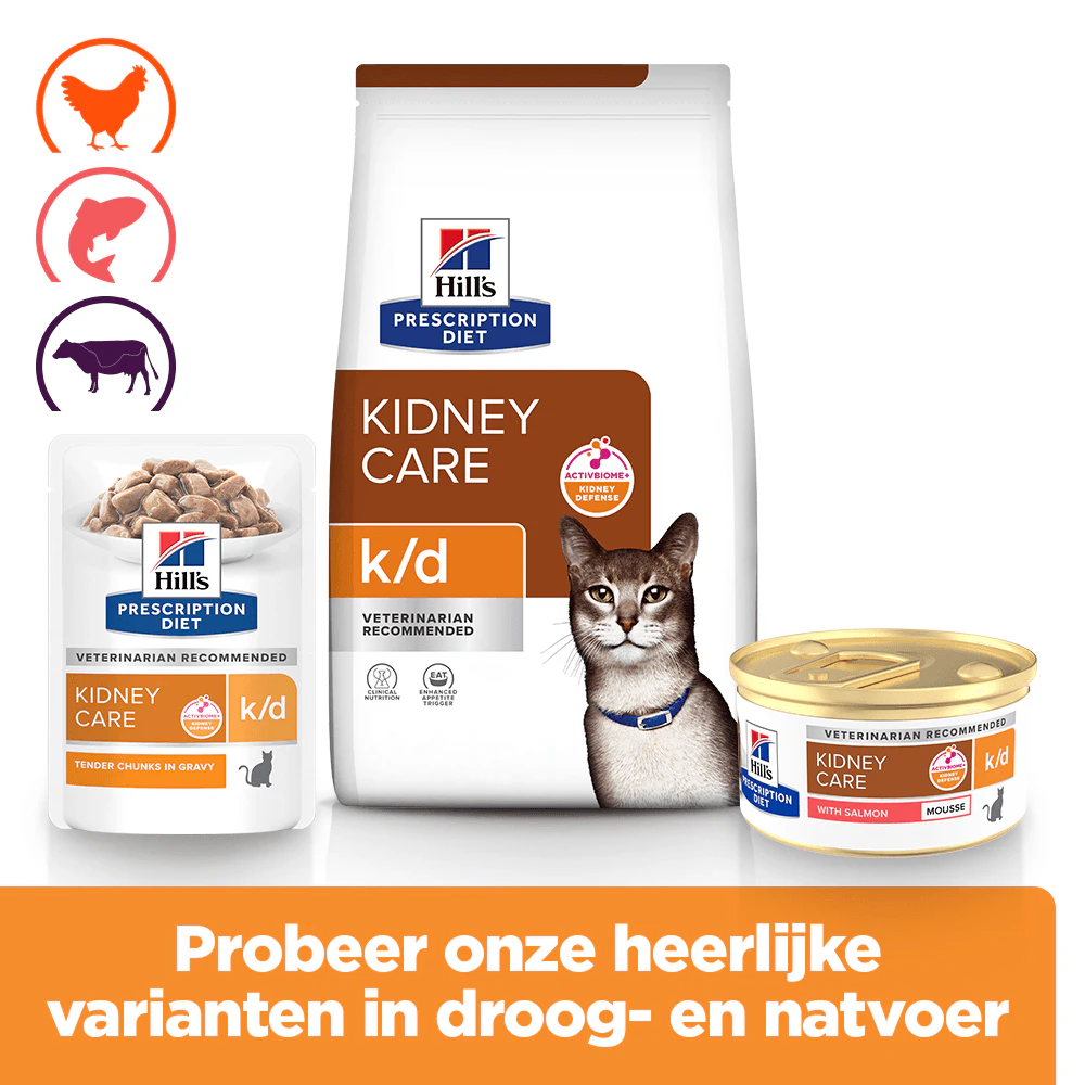Hill's k/d Kidney Care - Prescription Diet - Feline - Mousse