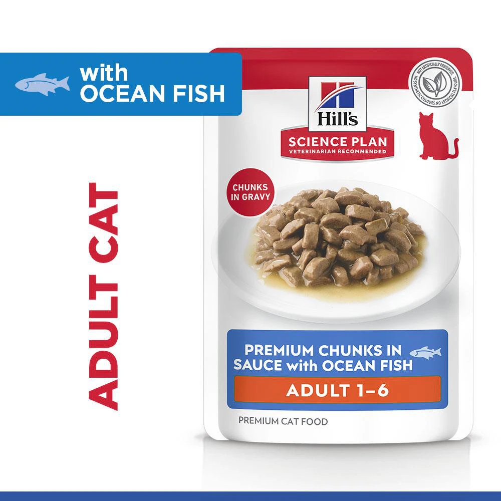 Hill's Science Plan - Feline Adult Optimal Care - Ocean Fish - Tin