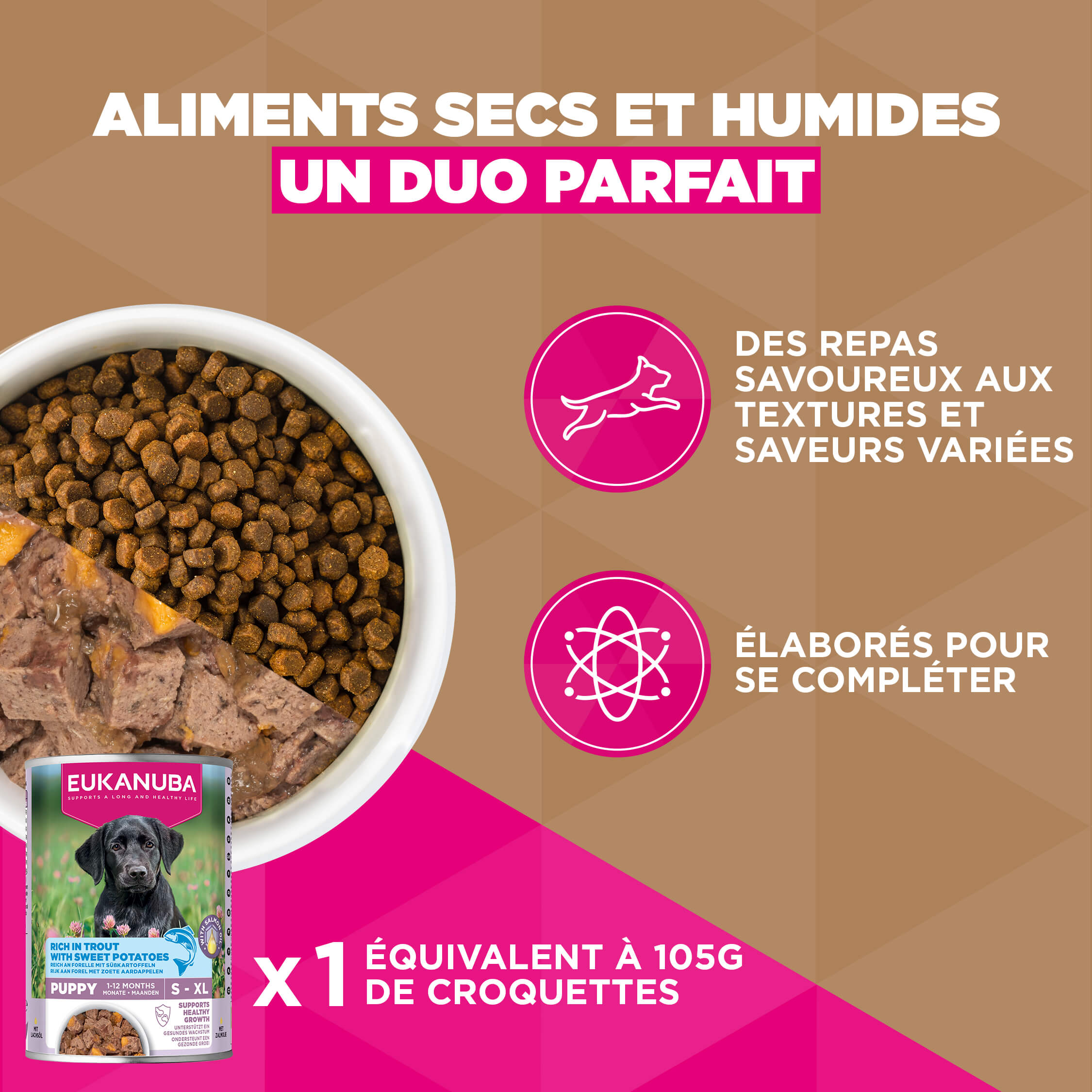Eukanuba Dog Puppy Small/Medium Grainfree Aliment pour chien