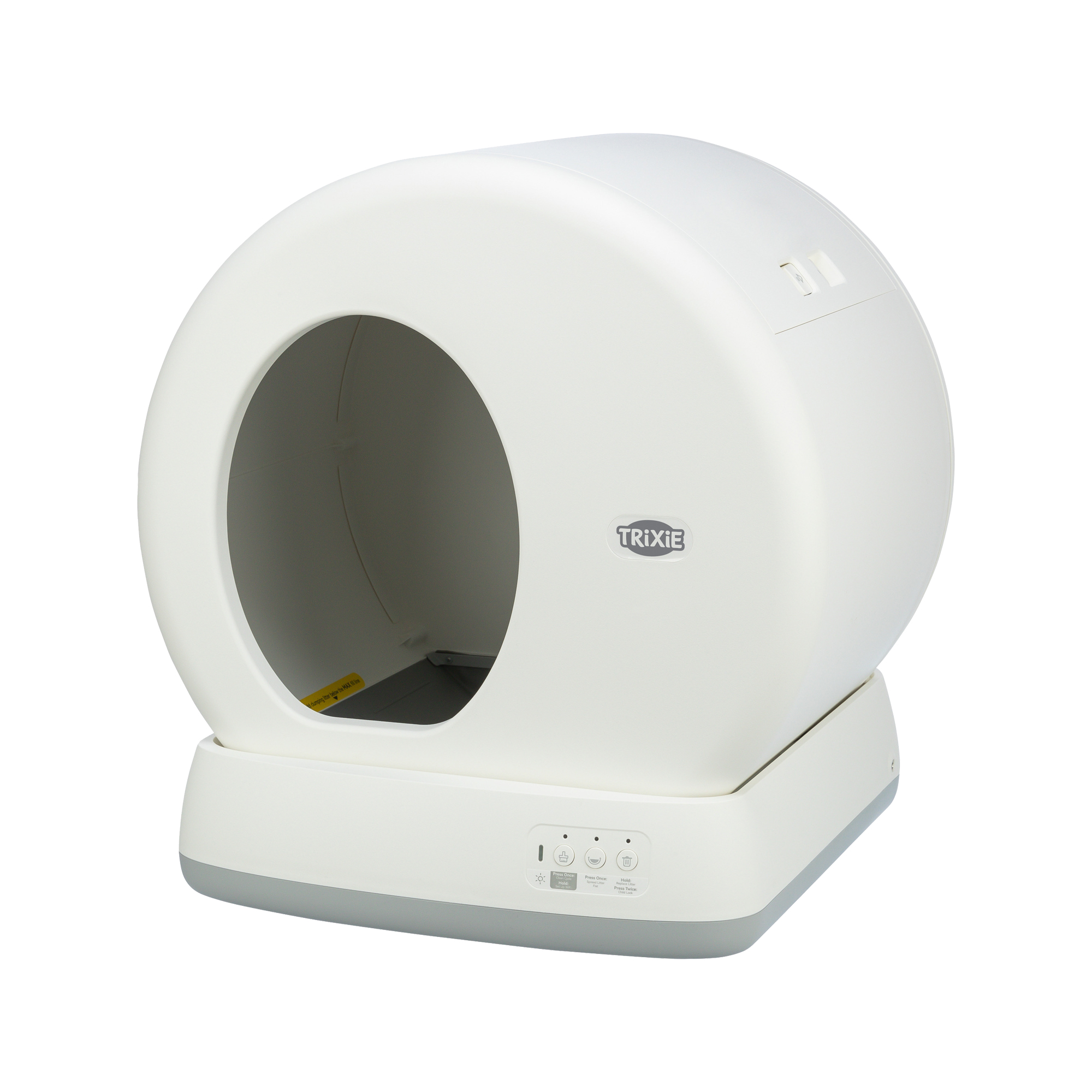 Trixie Zelfreinigende kattenbak - Wit - 53 × 55,5 × 52 cm
