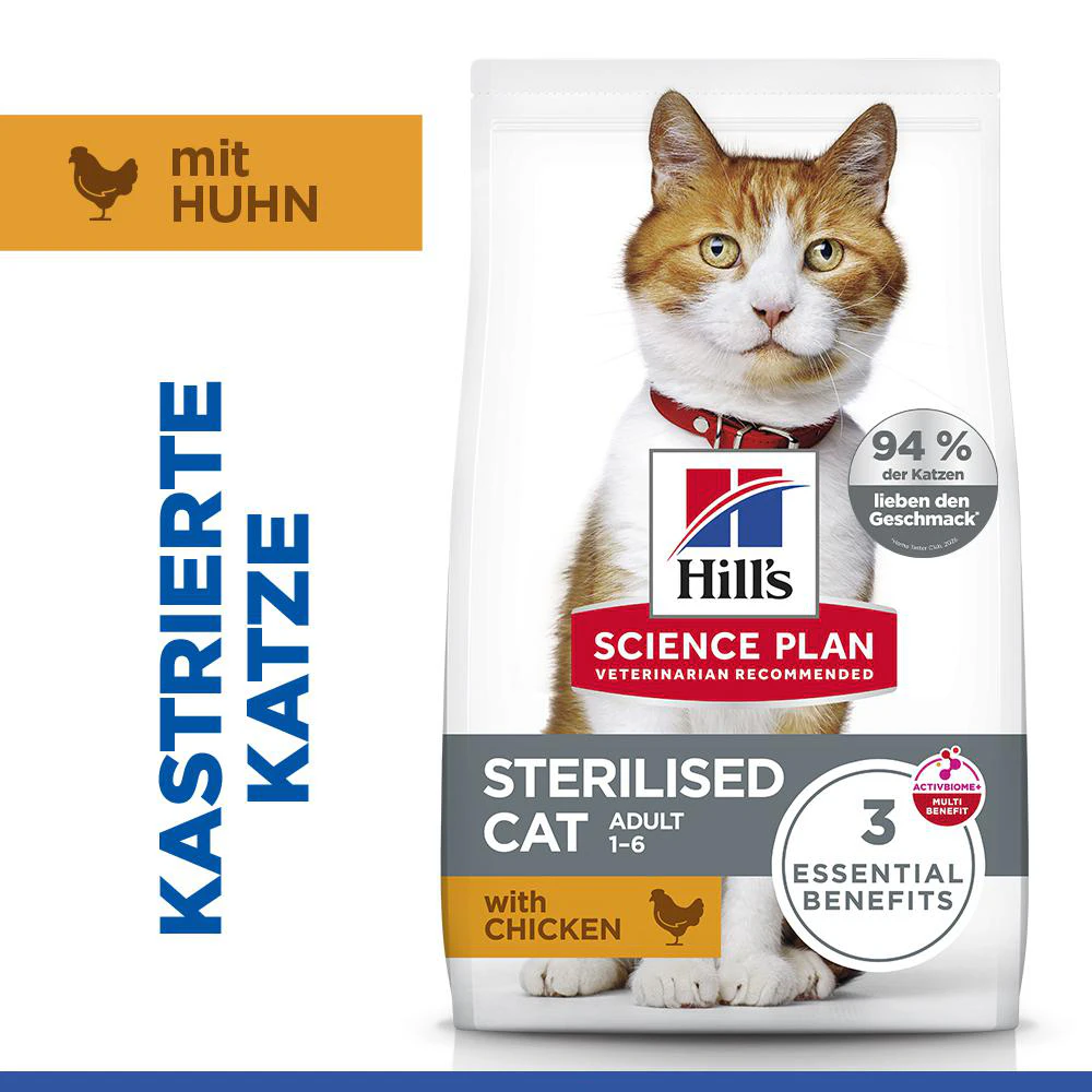 Hill's Science Plan Sterilised Cat - Adult - Huhn