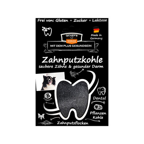 Qchefs Zahnputzkohle Hund