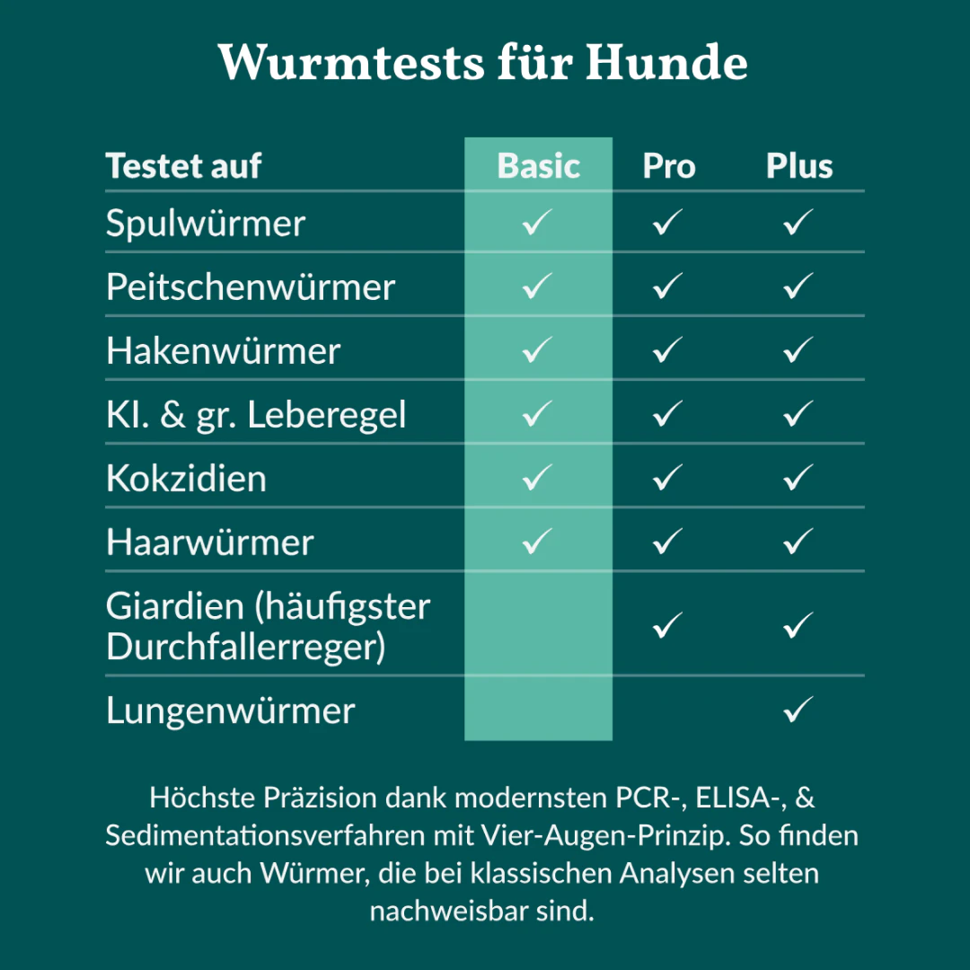 Vetevo Wurmtest Basic Hund