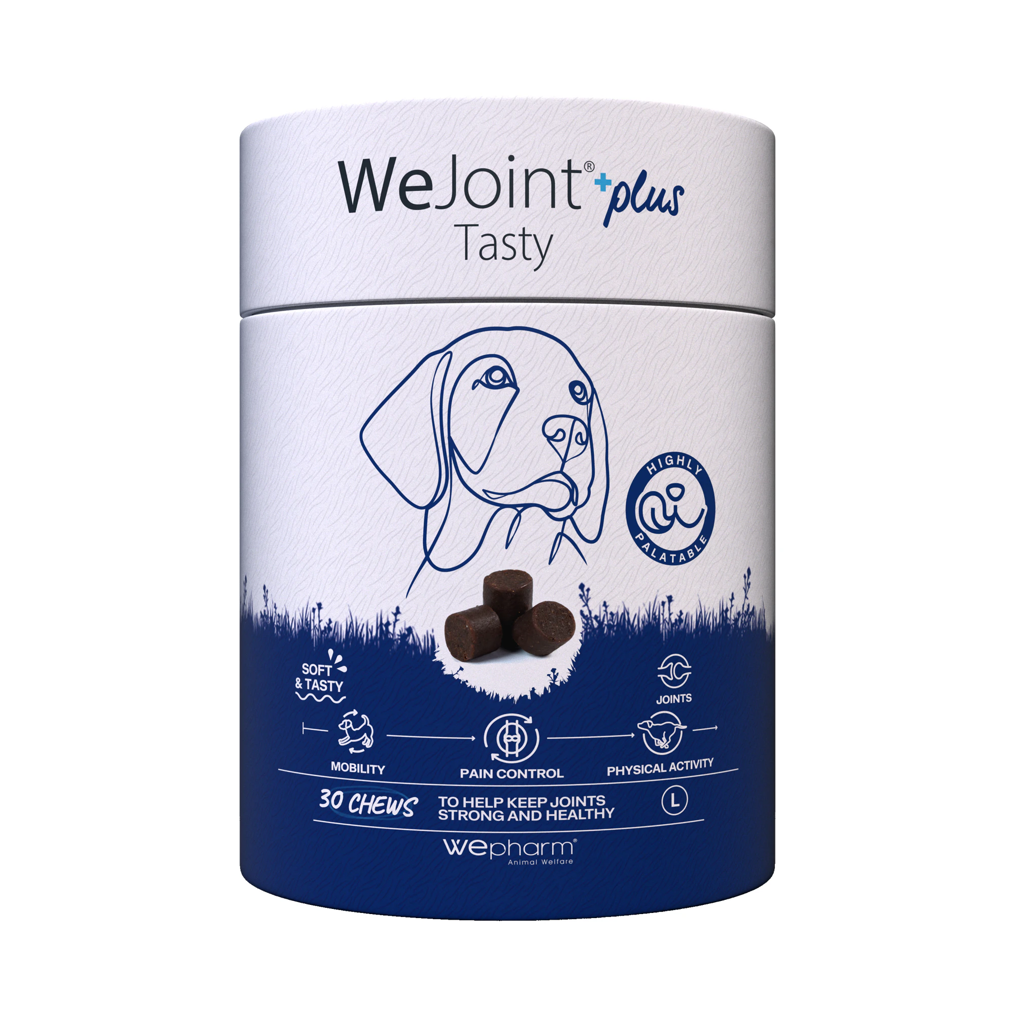 WePharm WeJoint Plus Tasty Large Breeds - 30 Stück