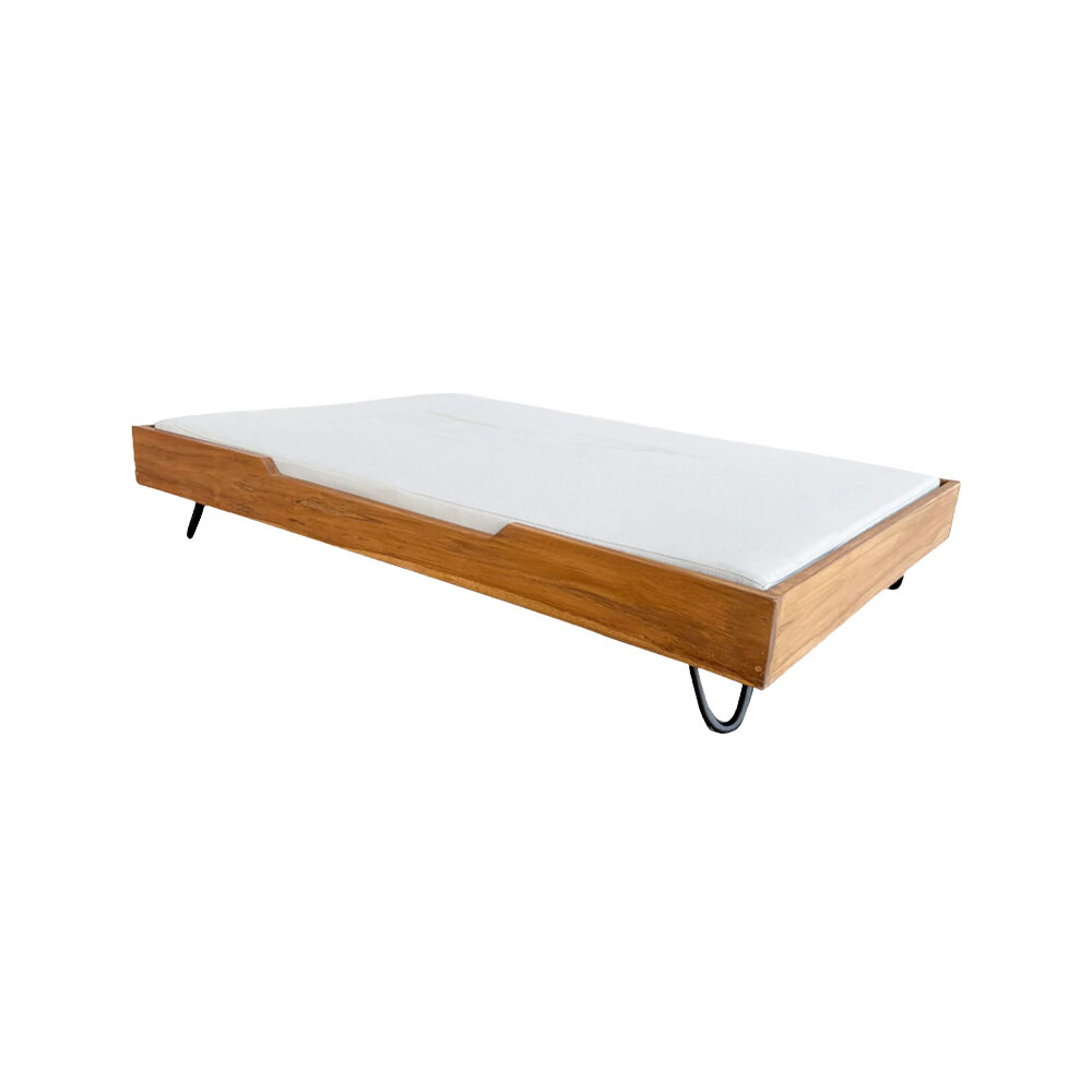 Quapas! Premium Teak Hundebett - M
