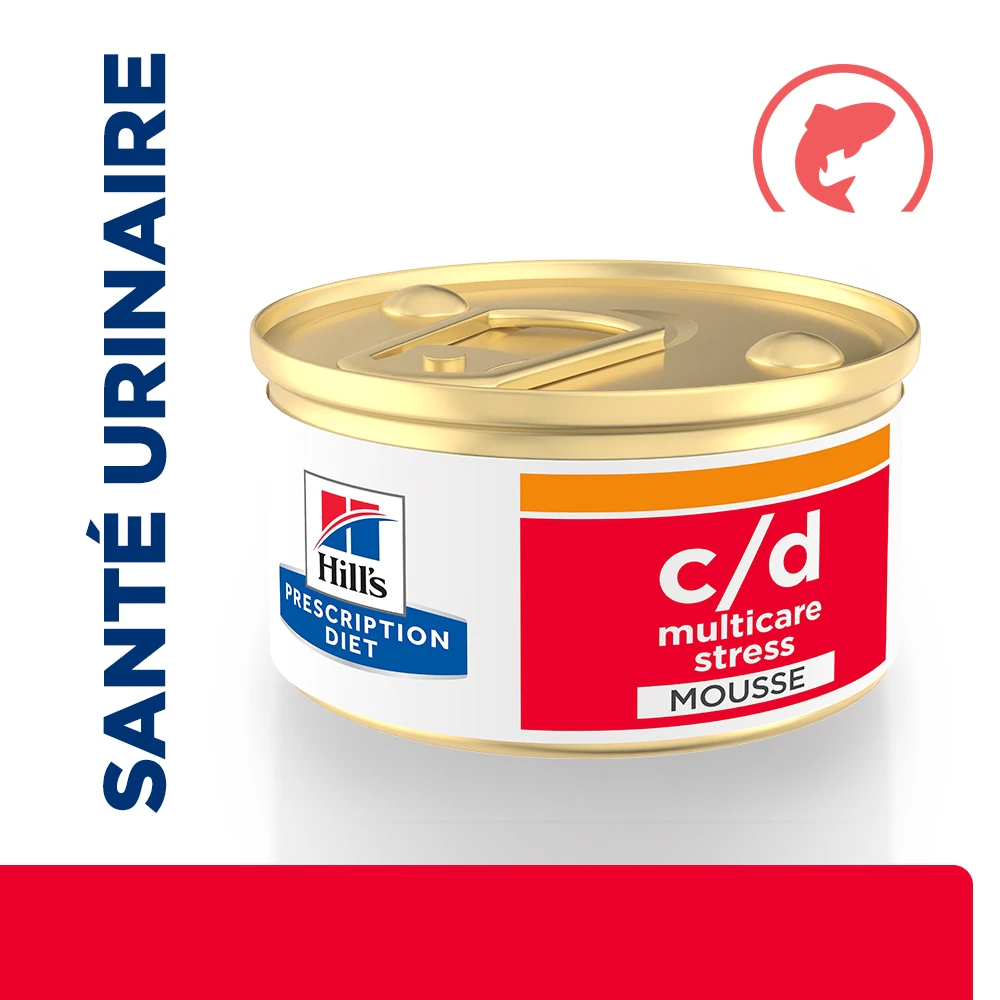 Hill's c/d Multicare Stress - Prescription Diet - Félin - Mousse
