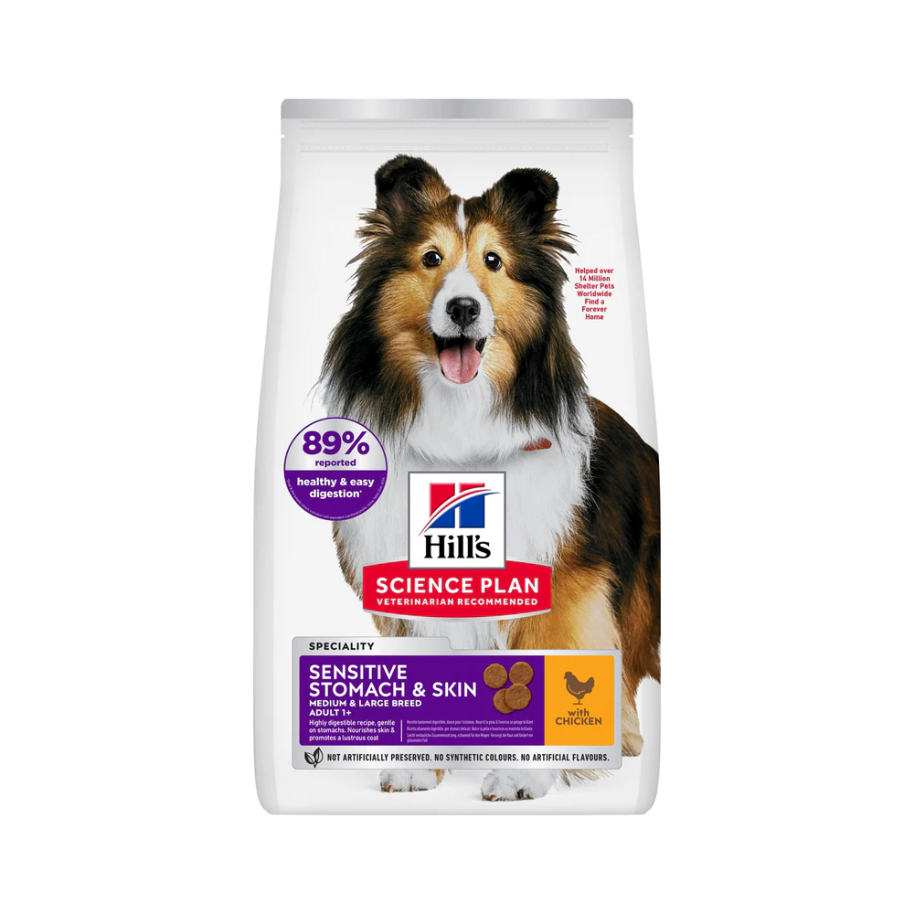Hill's Science Plan Adult Sensitive Stomach & Skin Medium Hundefoder