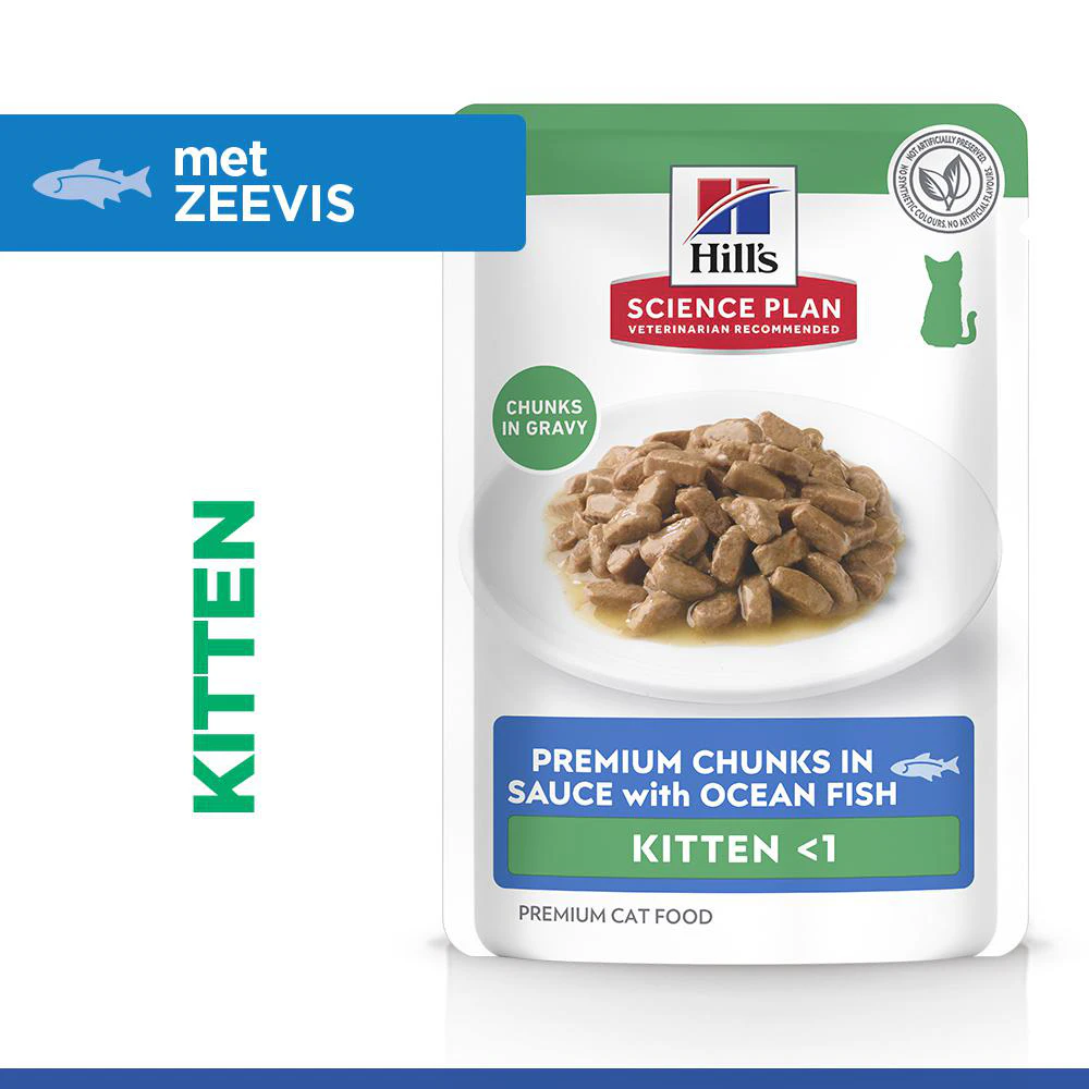 Hill's Science Plan - Kitten - Zeevis - Maaltijdzakje
