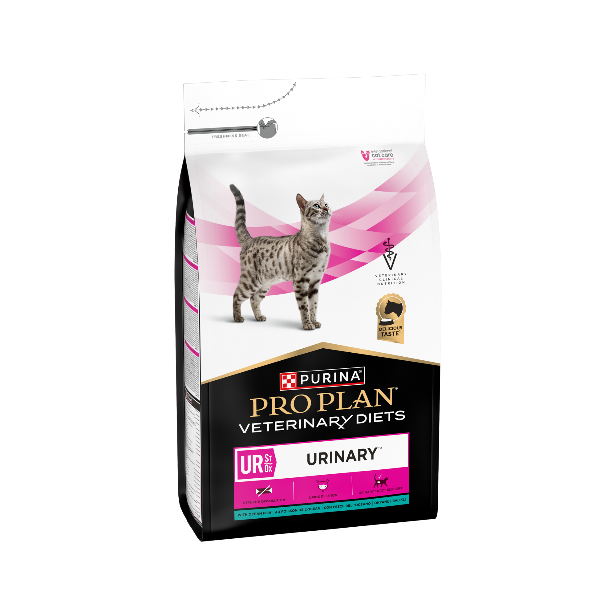 PRO PLAN Veterinary Diets UR St/Ox Urinary Zalm | Dubbel Pakket | 2 x 10 x 85 g | Dieetvoeding voor volwassen katten | Kan bijdragen aan de oplossing van struvietstenen