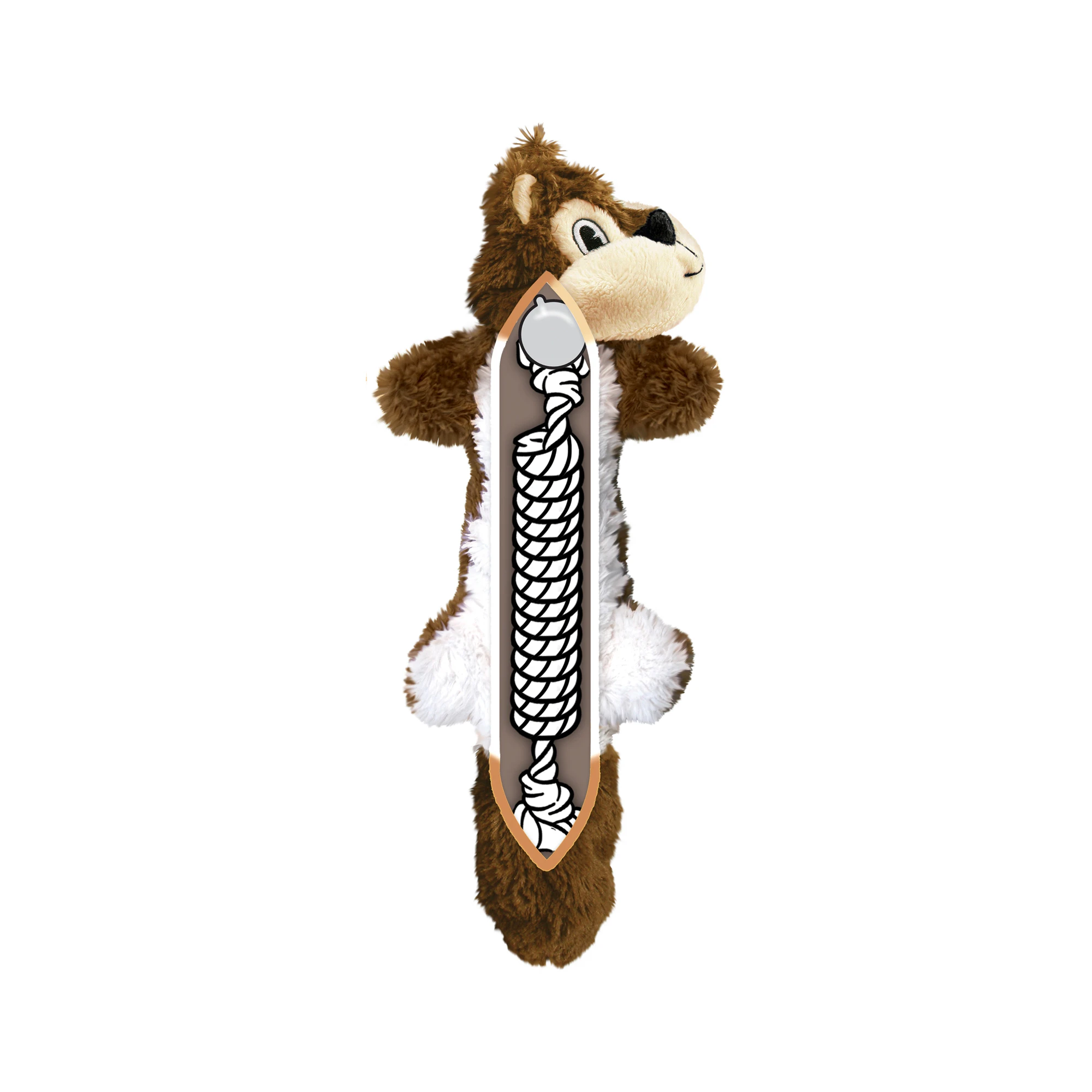 KONG Scrunch Knot Eichhörnchen