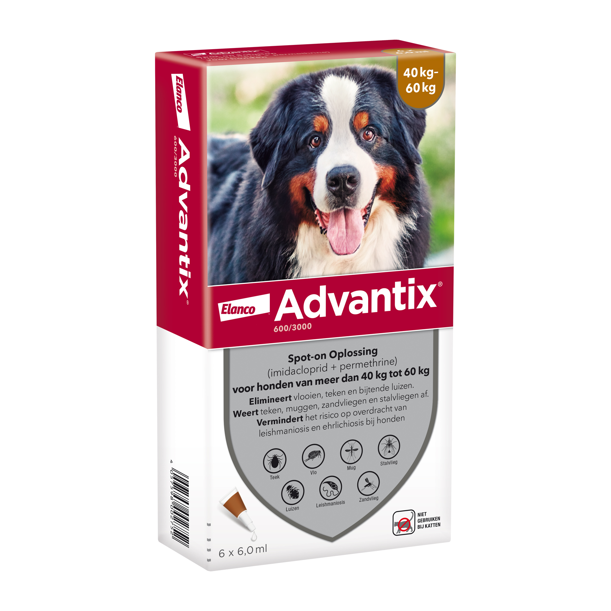 Advantix 600/3000 - 40 bis 60 kg - 6 Pipetten