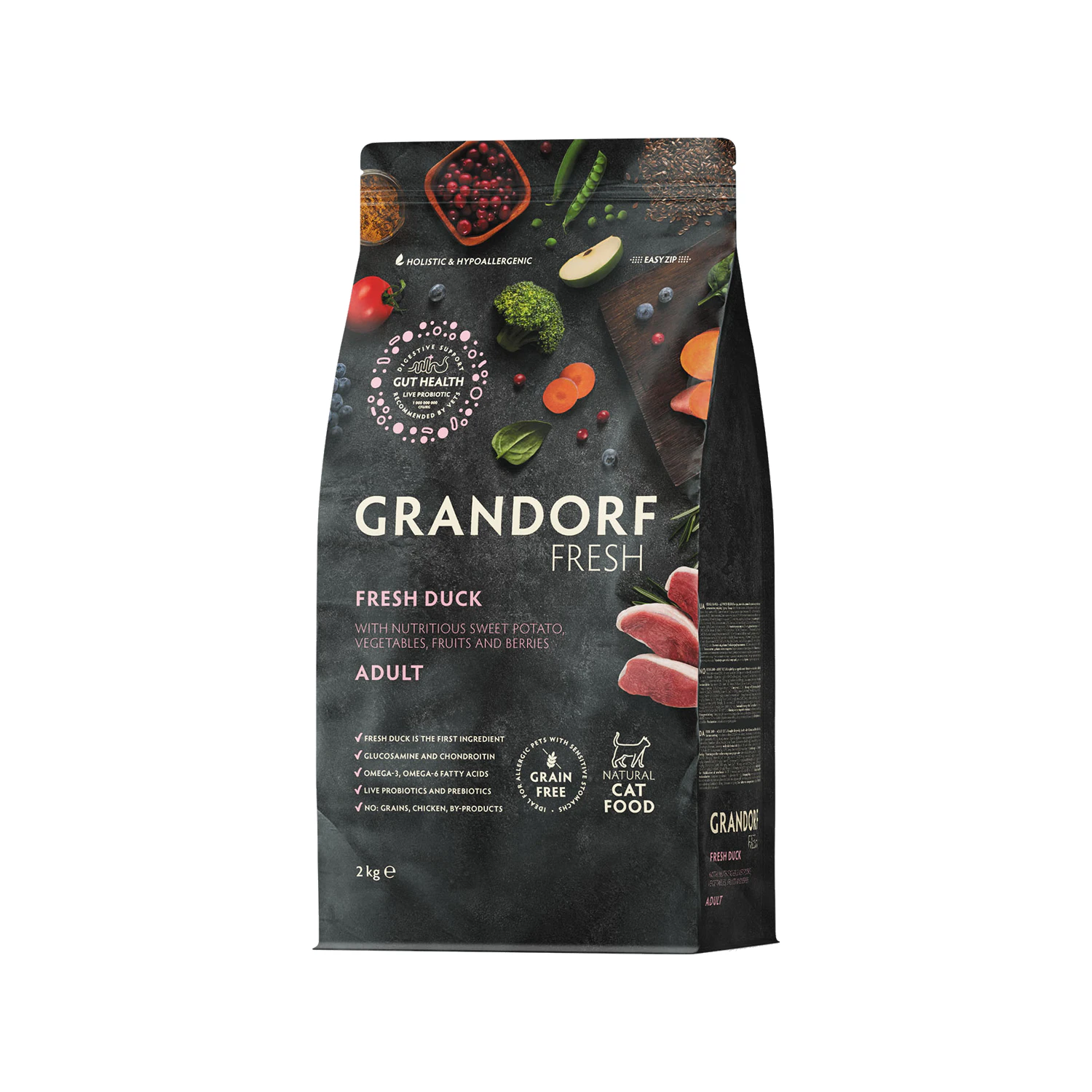 Grandorf Fresh Adult - Ente - Katzenfutter