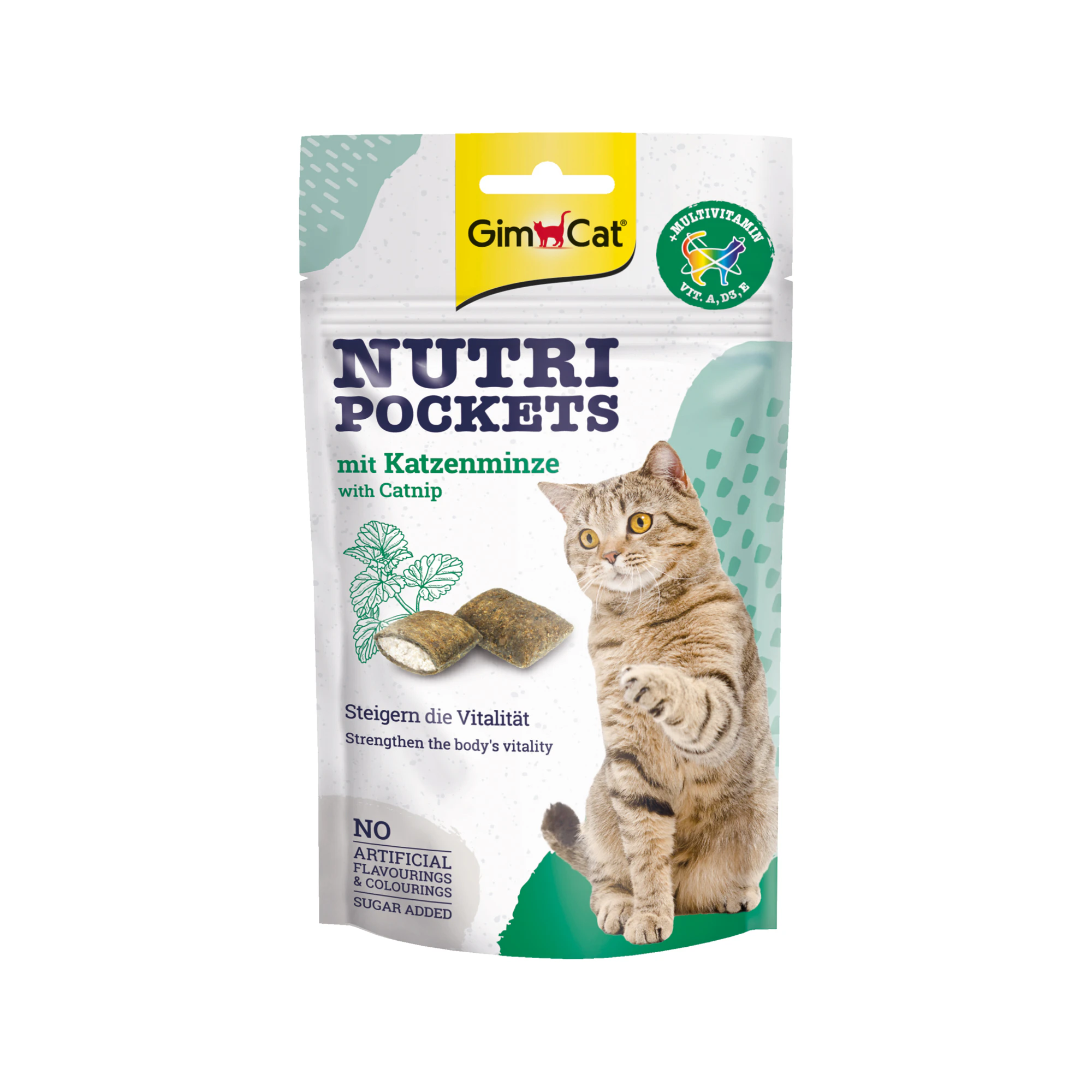 GimCat Nutri Pockets with Catnip and Multi-Vitamin